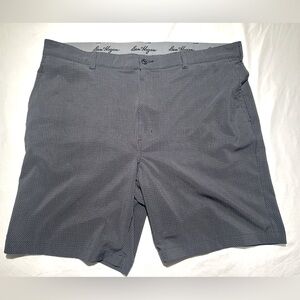 Ben Hogan Men’s 40 Black Gray Golf Shorts Geometric Pattern